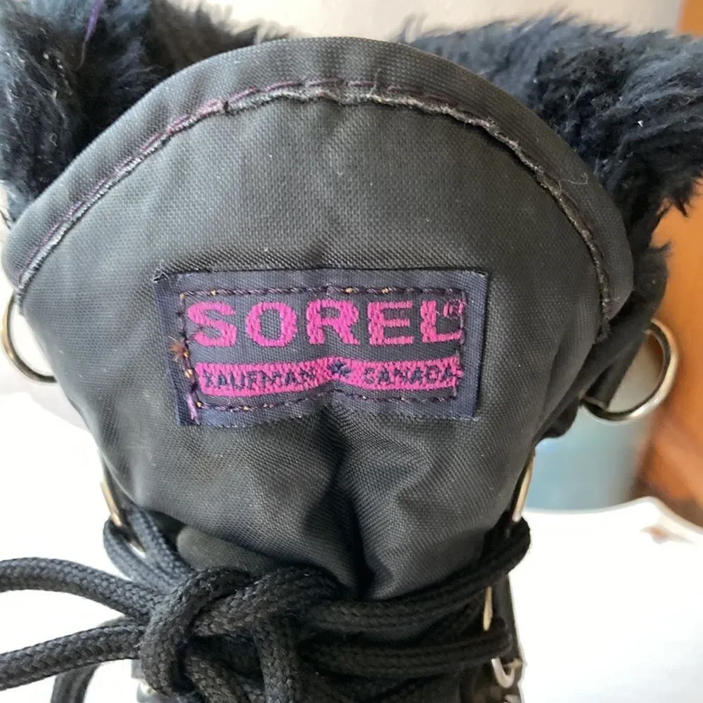 Vintage Sorel Women’s Snow Winter Fleece Lined Waterproof Boots Size 8